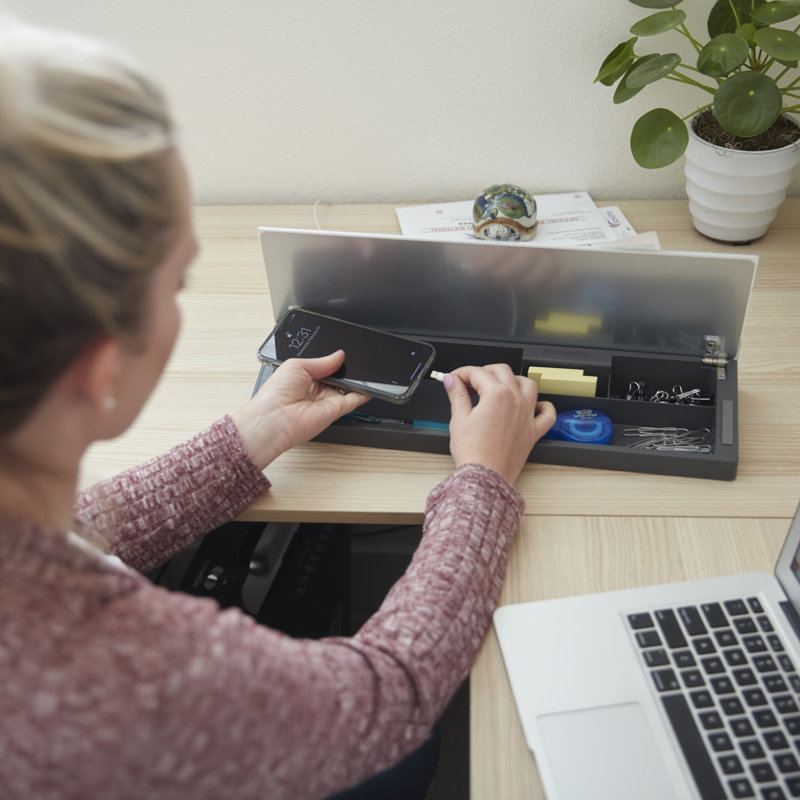 ECR4Kids MessageStor Keyboard Write and Store, Desk Organizer, Assorted